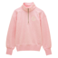 Joules Ladies Racquet Embroidered Quarter Zip Sweatshirt - Pink