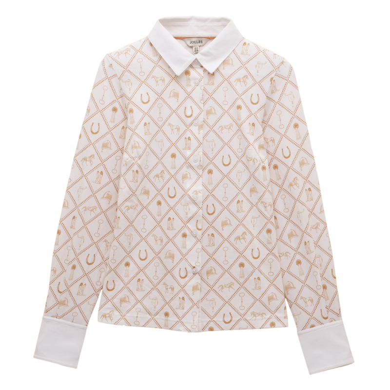 Joules Ladies Charlotte Jersey Shirt - Horse Icons