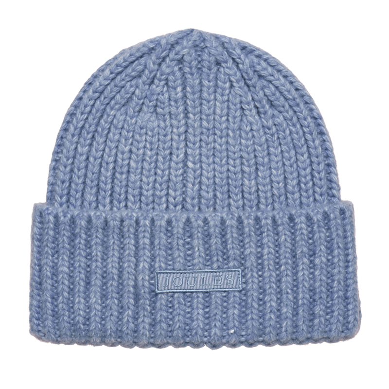 Joules Rosa Beanie Hat - Blue