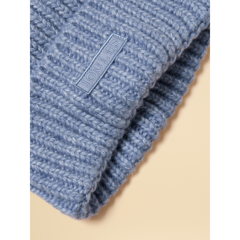 Joules Rosa Beanie Hat - Blue-3