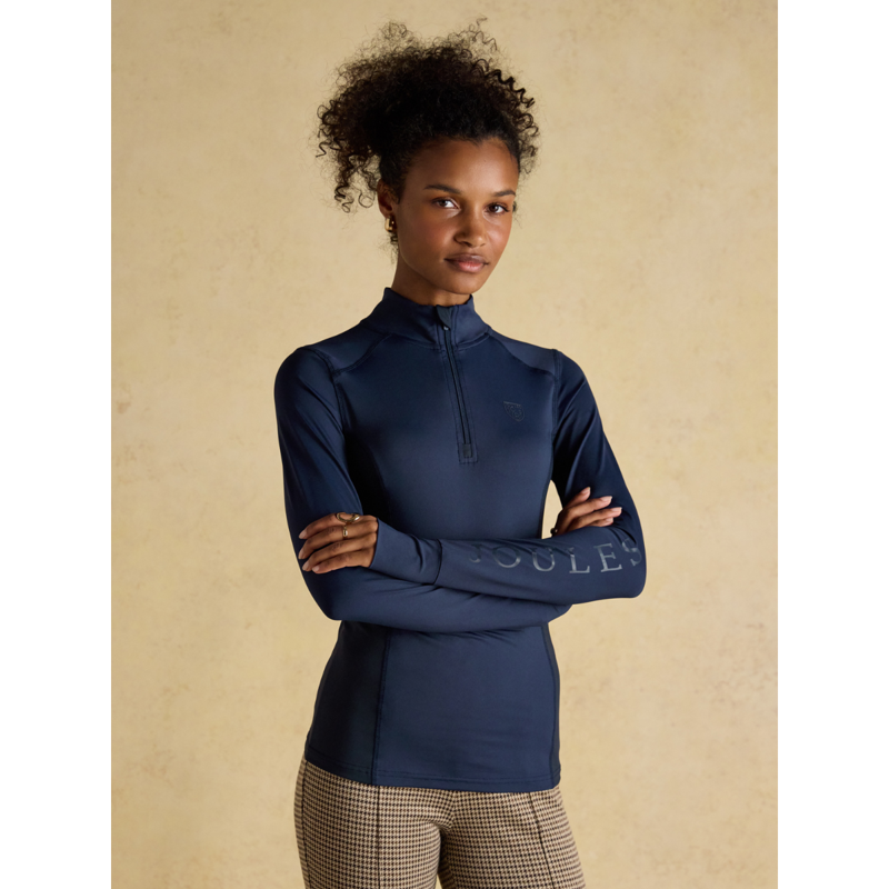 Joules Ladies Long Sleeve Technical Jersey Base Layer - Navy-1