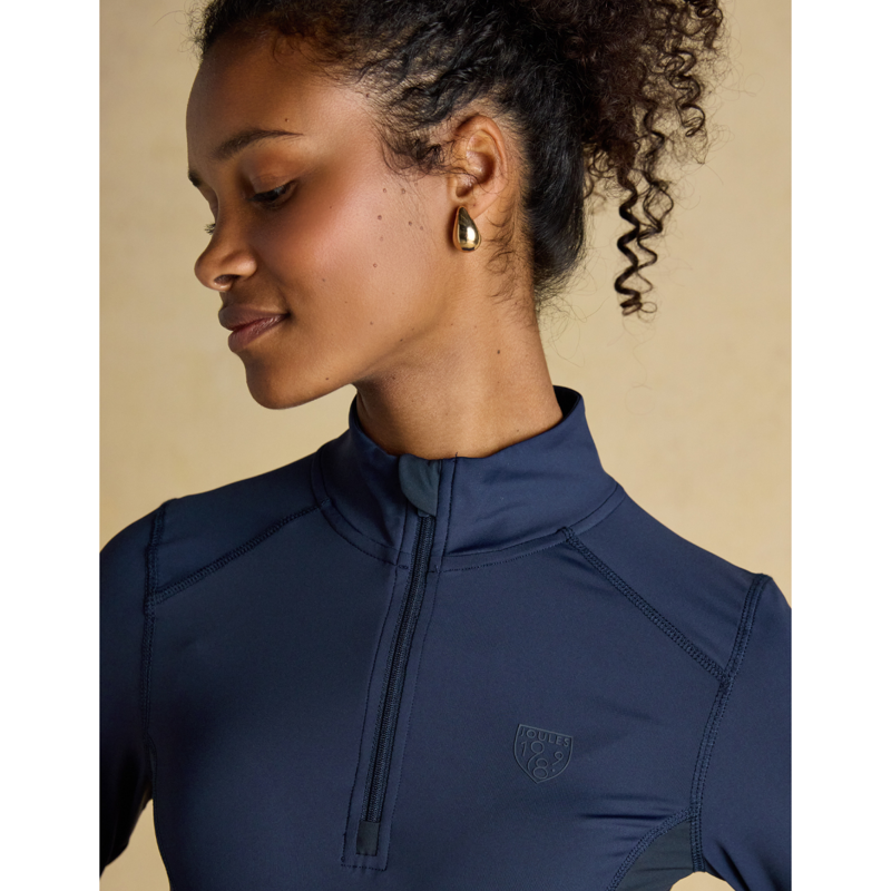 Joules Ladies Long Sleeve Technical Jersey Base Layer - Navy-6