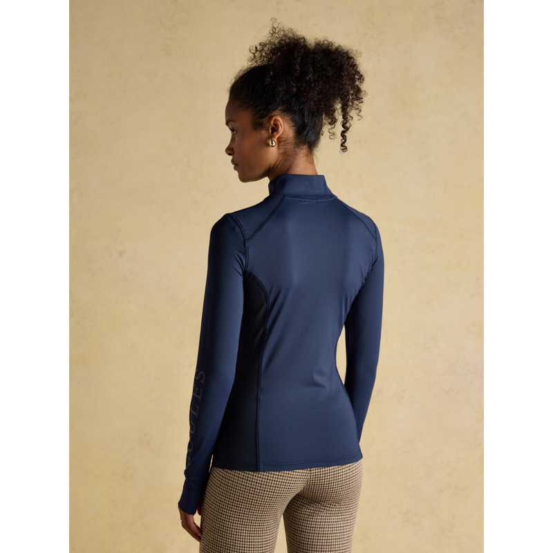 Joules Ladies Long Sleeve Technical Jersey Base Layer - Navy-2