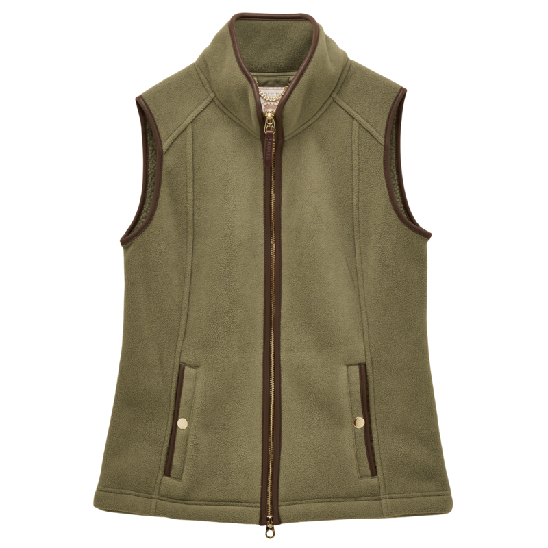 Joules Ladies Heritage Fleece Gilet - Light Green