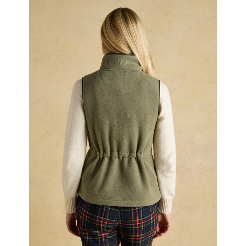 Joules Ladies Heritage Fleece Gilet - Light Green-2