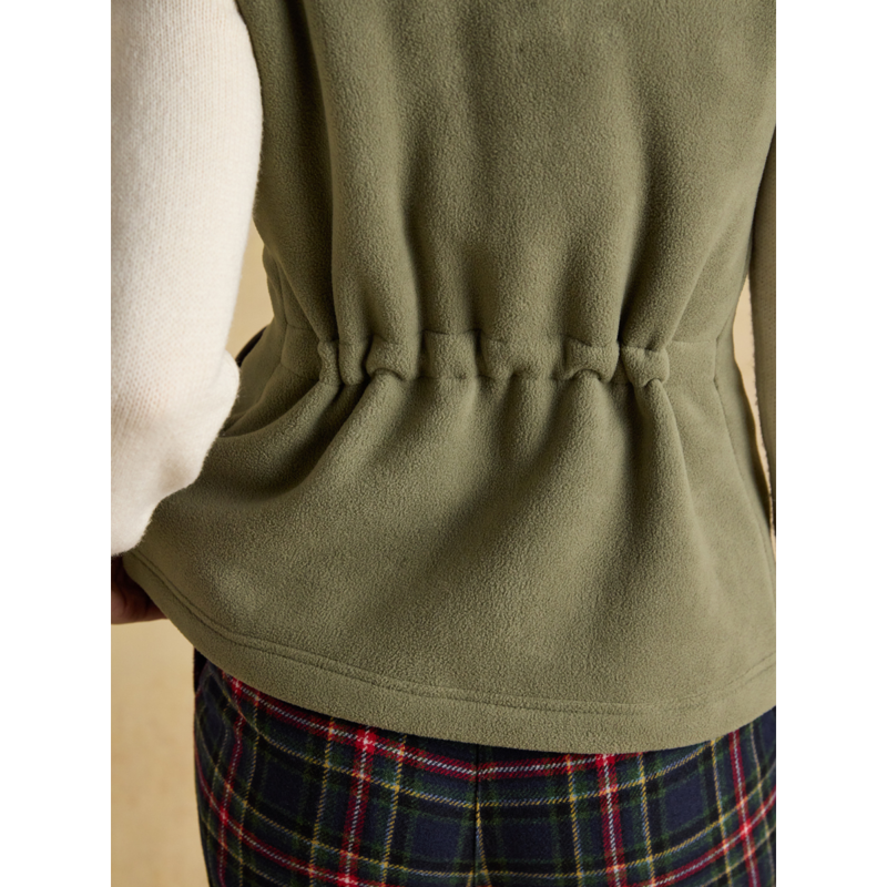 Joules Ladies Heritage Fleece Gilet - Light Green-5