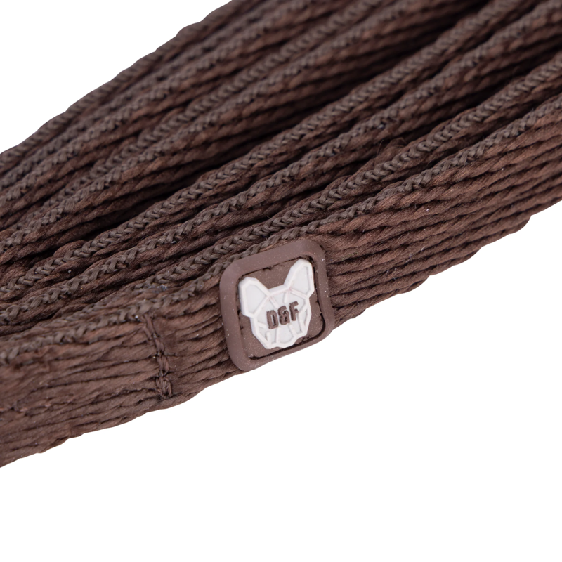 Shires Digby and Fox Cushion Web Lead - Brown-1