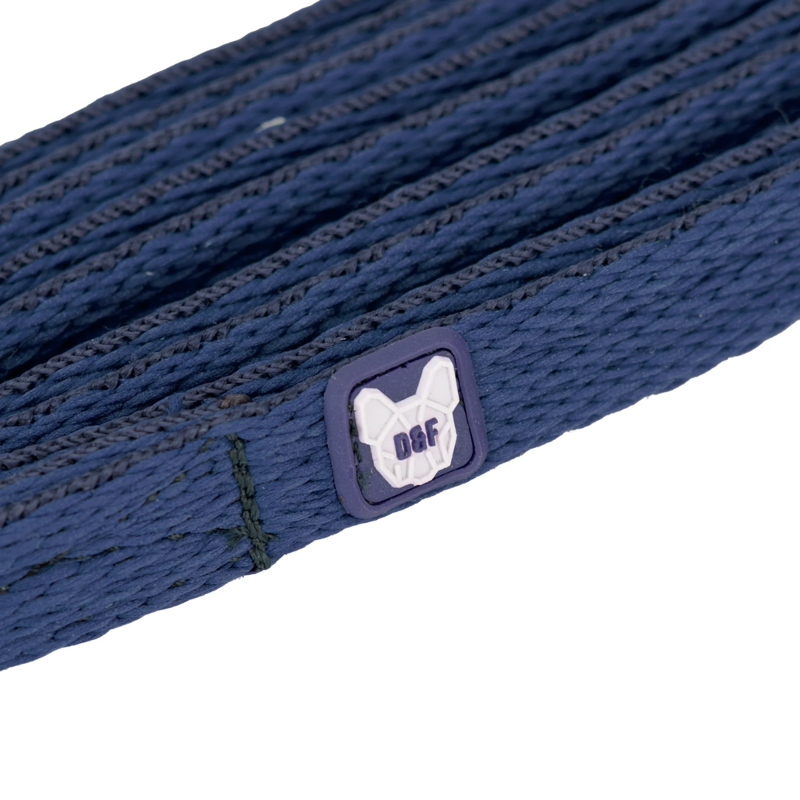 Shires Digby and Fox Cushion Web Lead - Navy-1