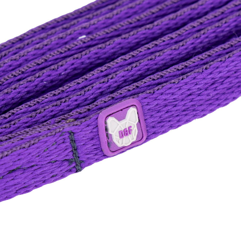 Shires Digby and Fox Cushion Web Lead - Purple-1