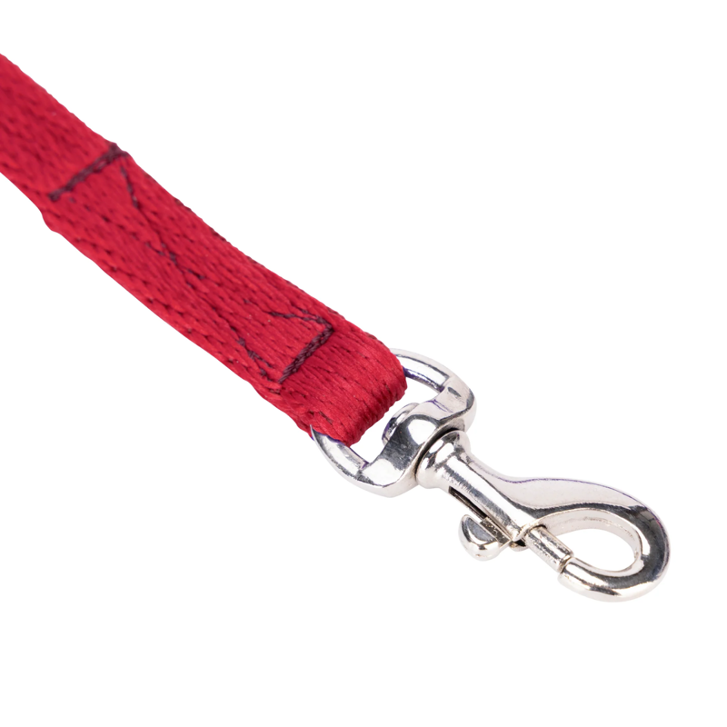 Shires Digby and Fox Cushion Web Lead - Red-4
