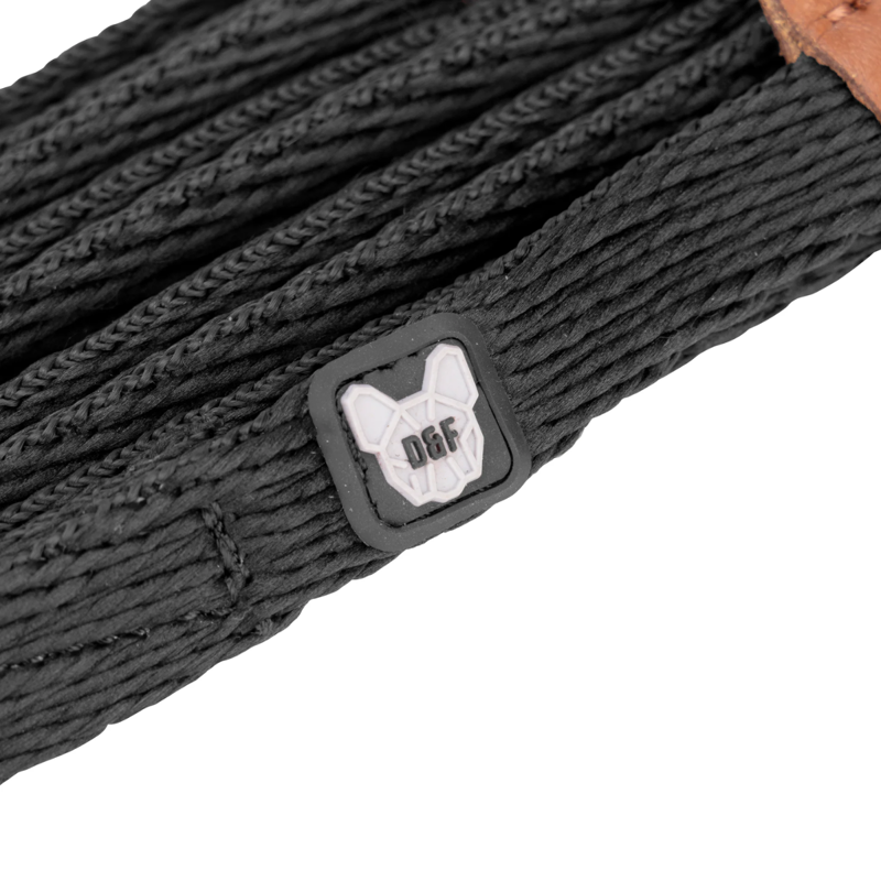 Shires Digby And Fox Cushion Web Slip Lead - Black-1