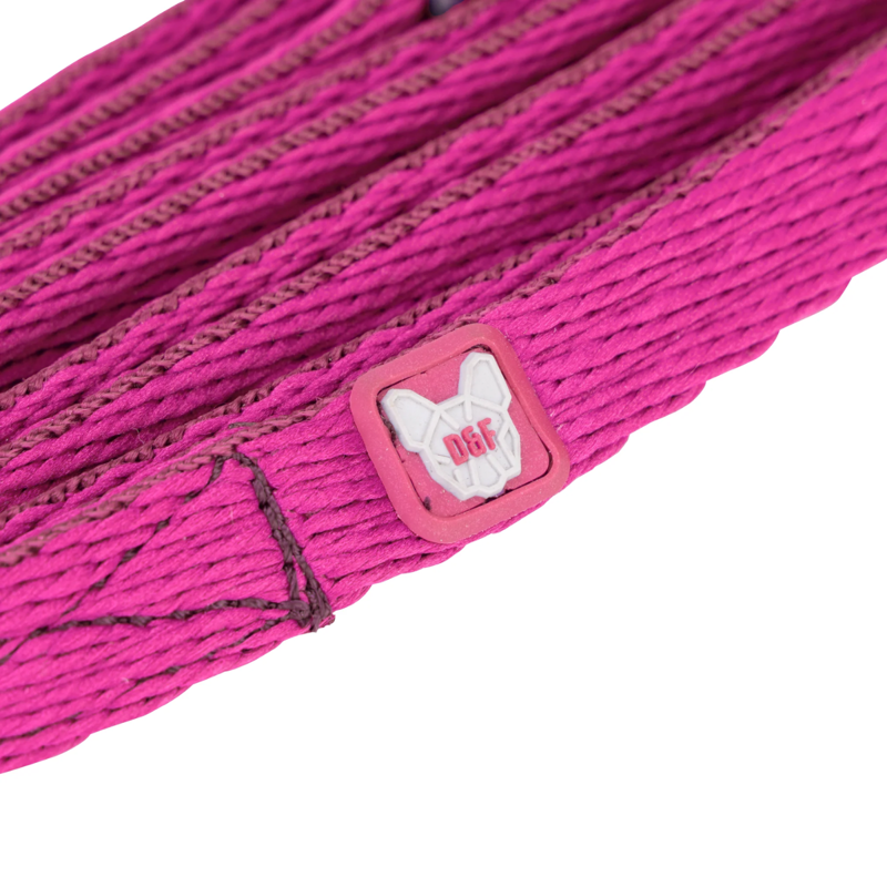 Shires Digby And Fox Cushion Web Slip Lead - Pink-1