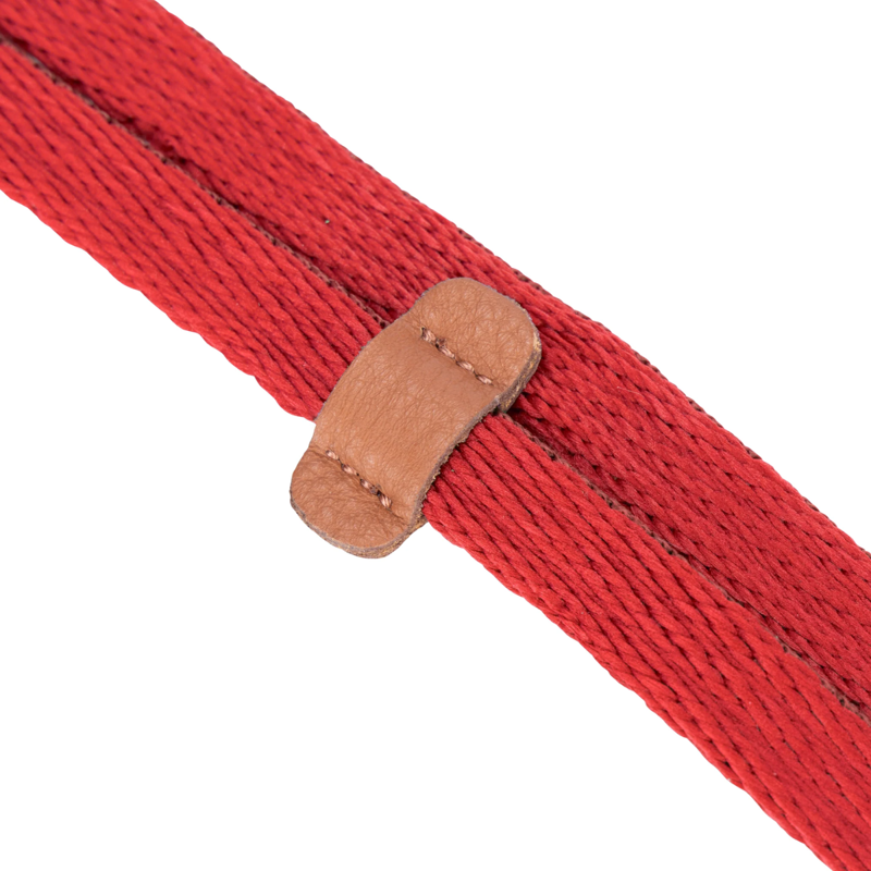 Shires Digby And Fox Cushion Web Slip Lead - Red-2