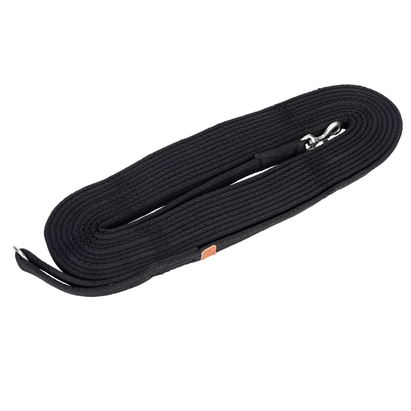 Shires Digby And Fox Extra Long Cushion Web Lead - Black