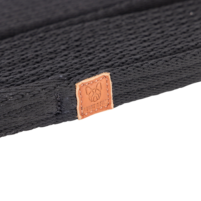 Shires Digby And Fox Extra Long Cushion Web Lead - Black-1
