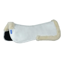 WeatherBeeta Memory Foam Comfort Fleece Edged Half Pad - White