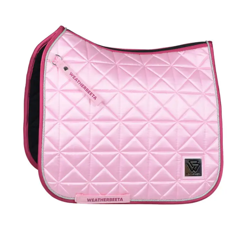 WeatherBeeta Satin Luxe Air-Tec Dressage  Saddlepad - Pink