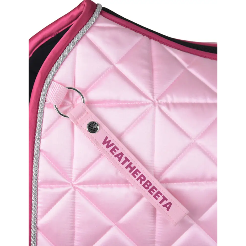 WeatherBeeta Satin Luxe Air-Tec Dressage  Saddlepad - Pink-1