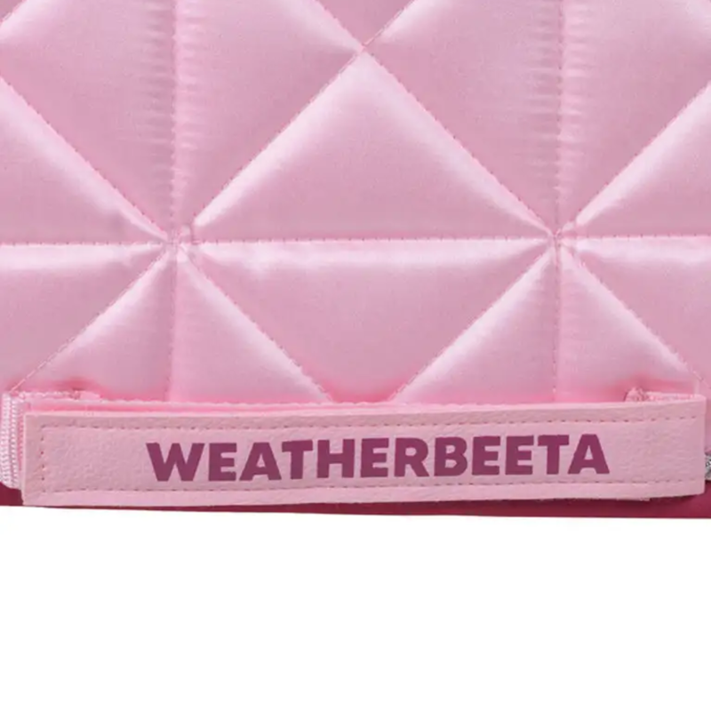 WeatherBeeta Satin Luxe Air-Tec Dressage  Saddlepad - Pink-2