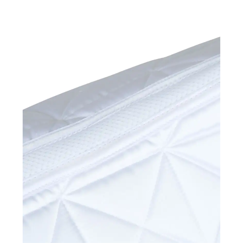 WeatherBeeta Satin Luxe Air-Tec Dressage Saddlepad - White-3