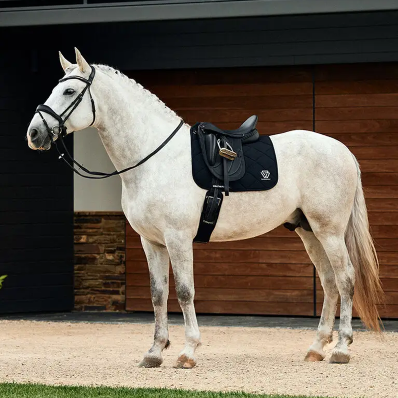 WeatherBeeta Softshell Pro 3D Air-Tec Dressage Saddlepad - Black-4
