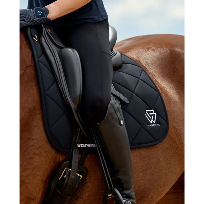 WeatherBeeta Softshell Pro 3D Air-Tec Dressage Saddlepad - Black-5
