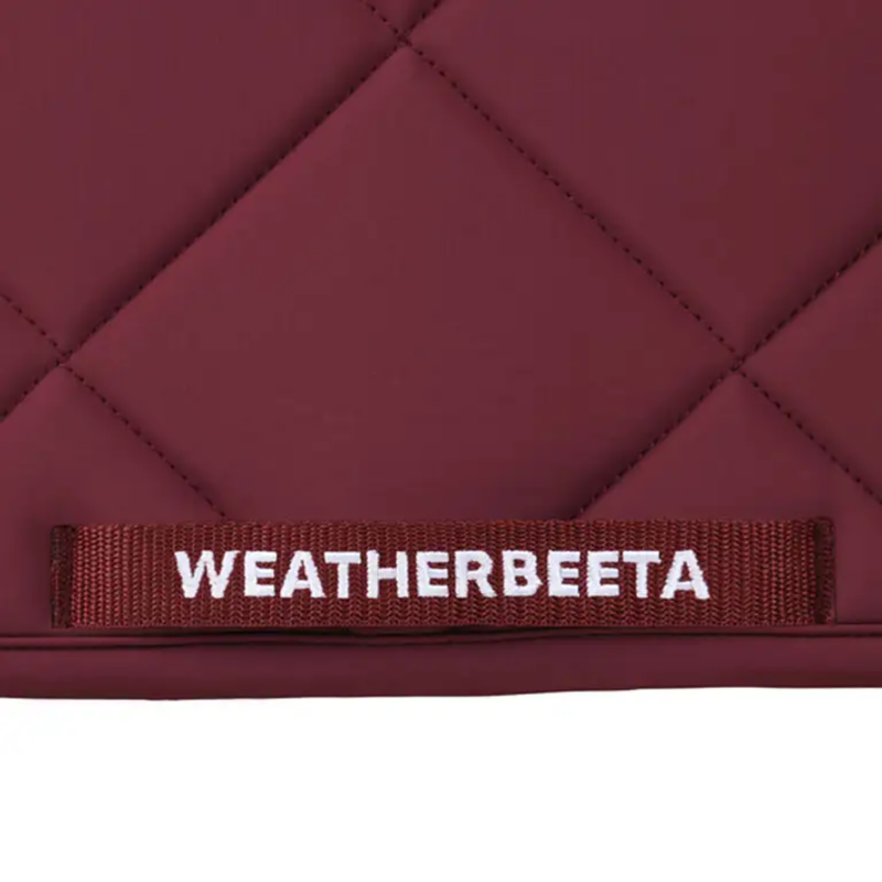WeatherBeeta Softshell Pro 3D Air-Tec Dressage Saddlepad - Burgundy-2