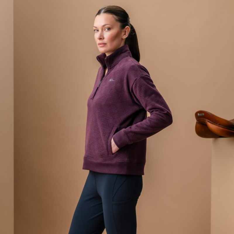 AA by Horseware Ladies Gabriella Half Zip Sweatshirt - Primatova-2