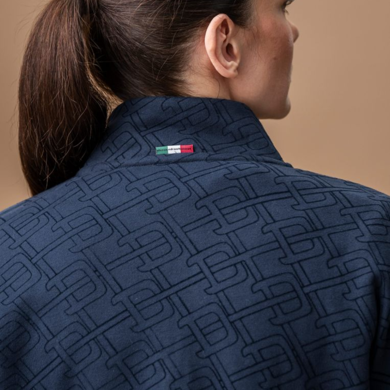 AA by Horseware Ladies Gabriella Half Zip Sweatshirt - Core Navy-2