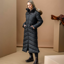 AA by Horseware Ladies Nivia Ripstop Long Puffer Coat - Core Black