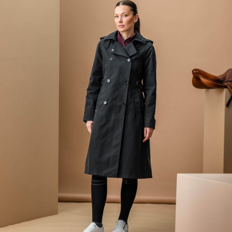 AA by Horseware Isabella Riding Trench Coat - Core Black