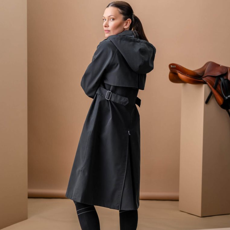 AA by Horseware Isabella Riding Trench Coat - Core Black-1