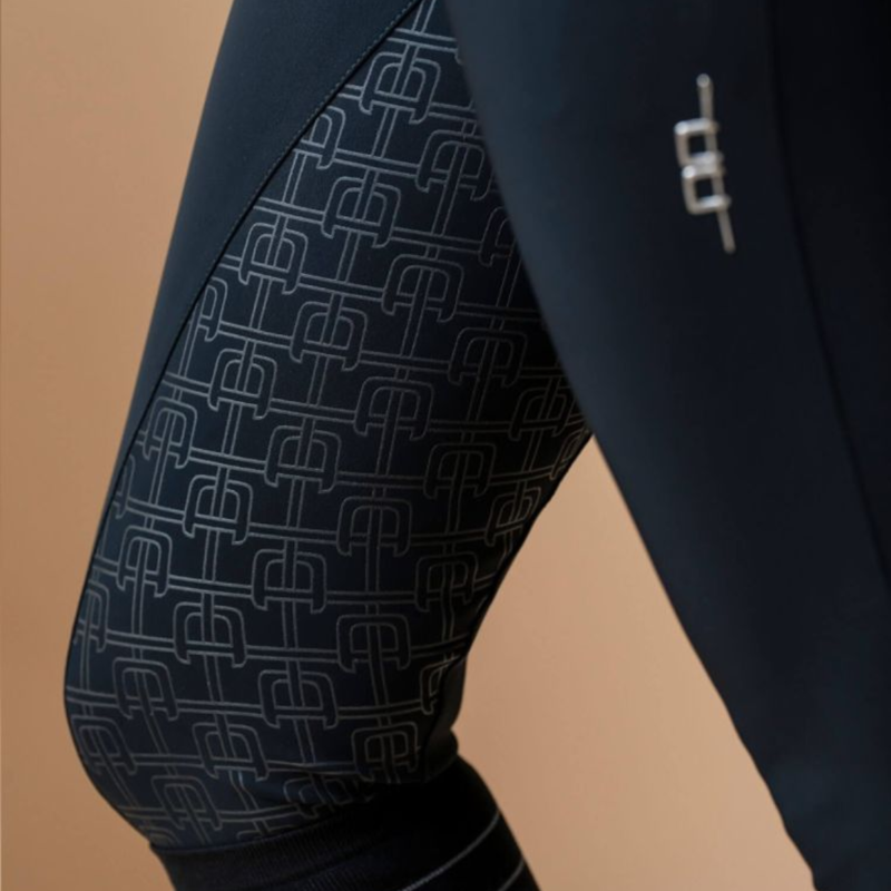 AA by Horseware Ladies Allora Full Seat High Rise Breech - Core Black-3