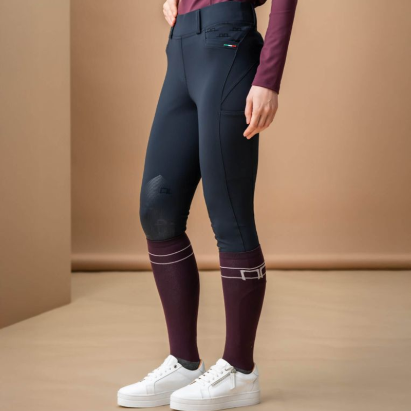 AA by Horseware Ladies Fina Knee Grip Hybrid Breech - Core Navy