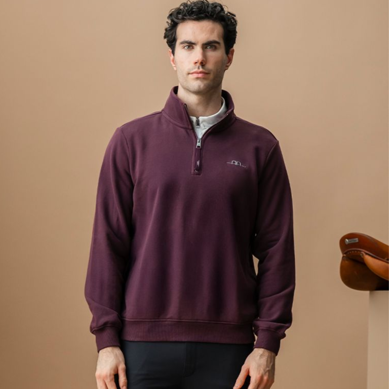 AA by Horseware Men's Gabriel Quarter Zip Sweatshirt - Primatova