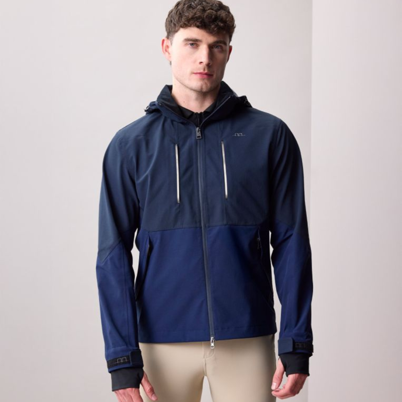AA by Horseware Men's Arno Waterproof Ripstop Jacket - Core Navy