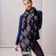 AA by Horseware Monogram Scarf - Charcoal