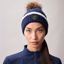 AA by Horseware Monogram Pom Beanie - Core Navy