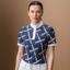 AA by Horseware Ladies Alcina Short Sleeve Show Shirt - Primatova Monogram Print