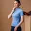 AA by Horseware Ladies Gia Tech Quarter Zip - Sicilian Blue