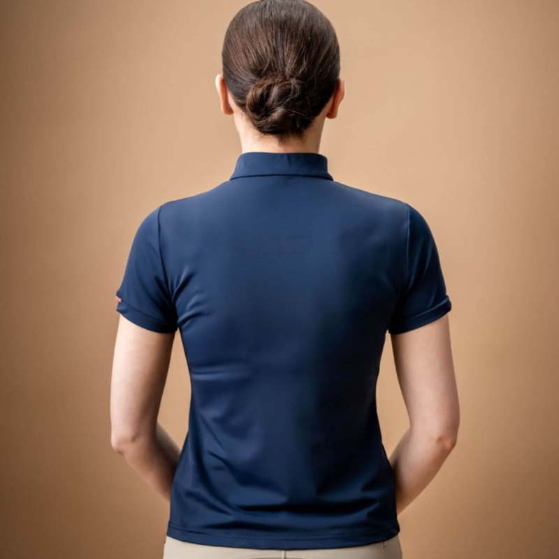 AA by Horseware Ladies Gia Tech Quarter Zip - Core Navy-1
