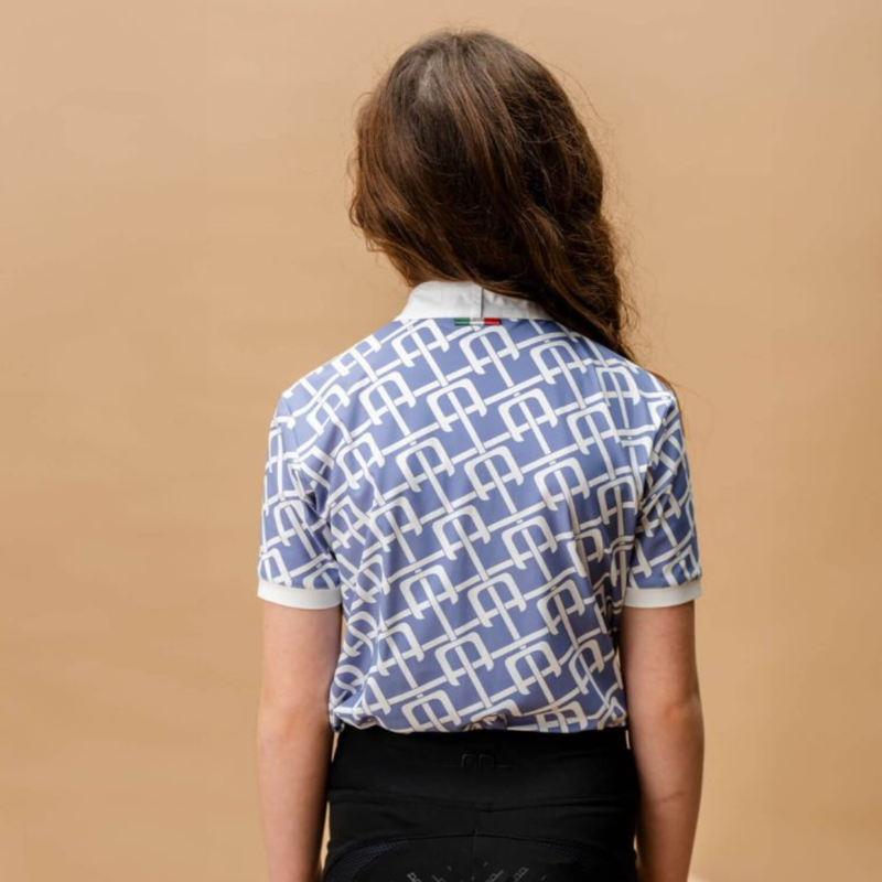 AA by Horseware Kids Zanara Shirt - Sicilian Blue-1