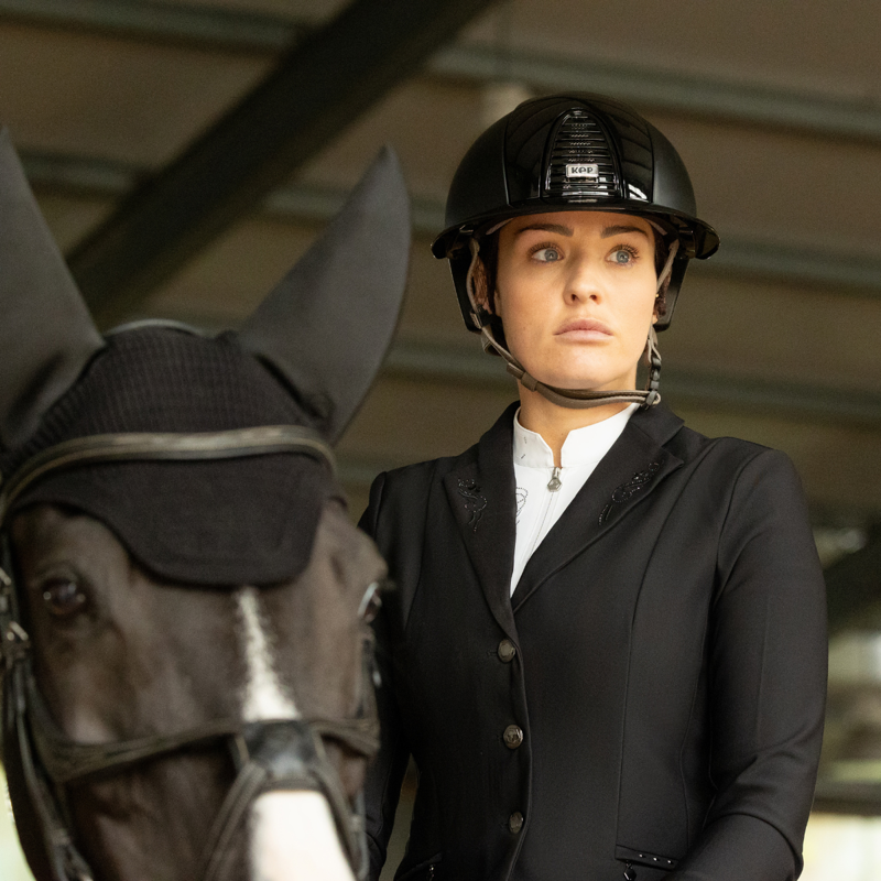 Coldstream Ladies Hermitage Diamante Show Shirt - White-4