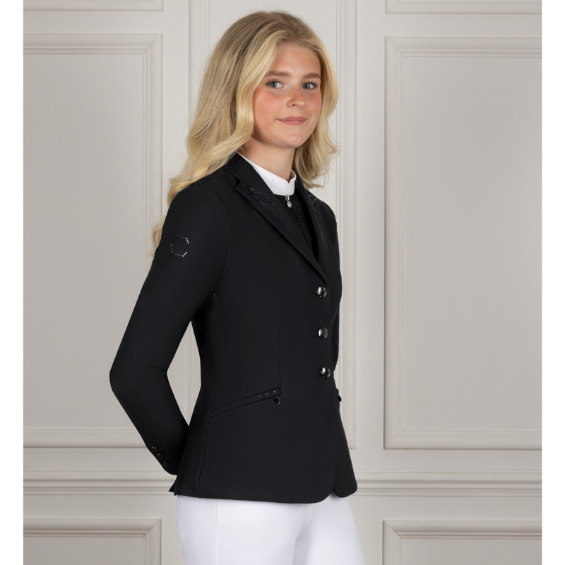 Coldstream Ladies Hermitage Diamante Show Jacket - Black-1