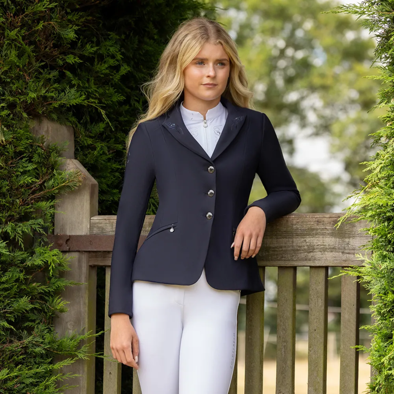 Coldstream Next Generation Hermitage Diamante Show Jacket - Navy-5
