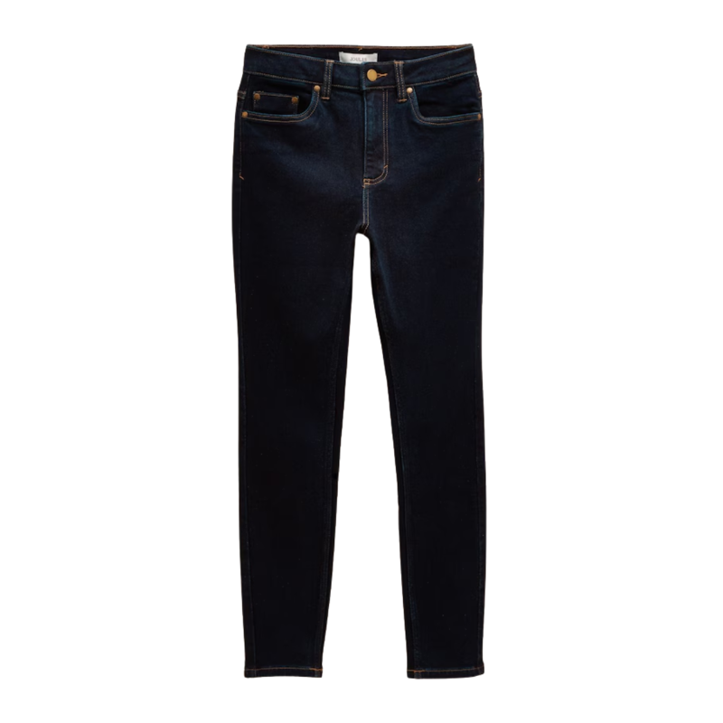 Joules Ladies Skinny Fit Mid Rise Jeans -  Denim Dark Wash-5