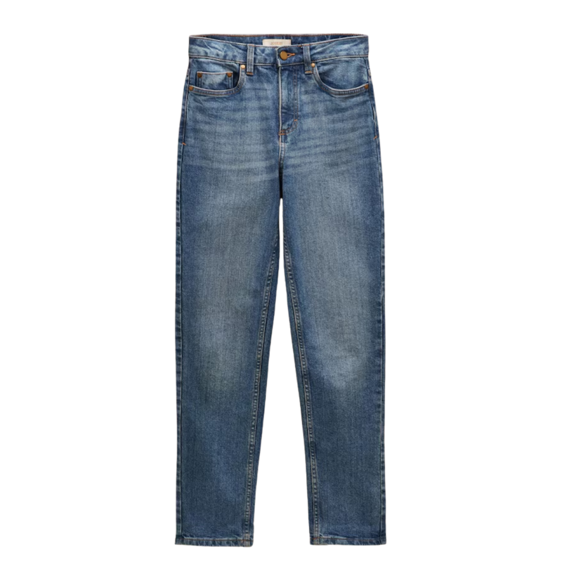 Joules Ladies Slim Straight Jeans - Mid Blue