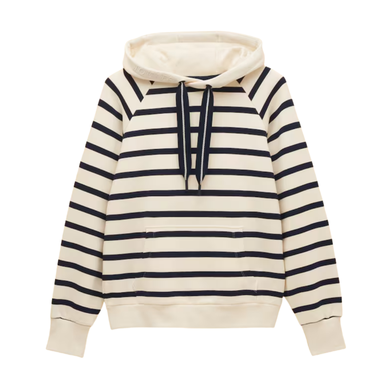 Joules Ladies Milbourne Hoodie - Cream/Navy