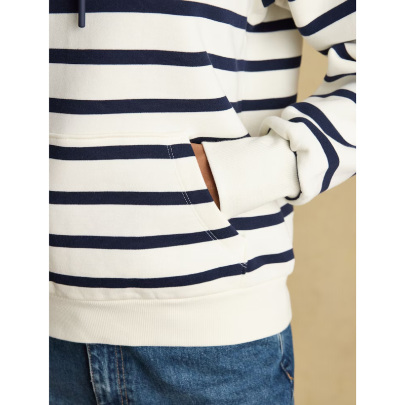Joules Ladies Milbourne Hoodie - Cream/Navy-4