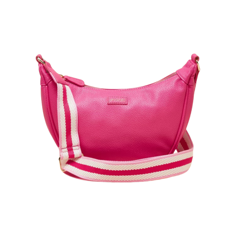 Joules Jade Half Moon Adjustable Cross Body Bag - Pink